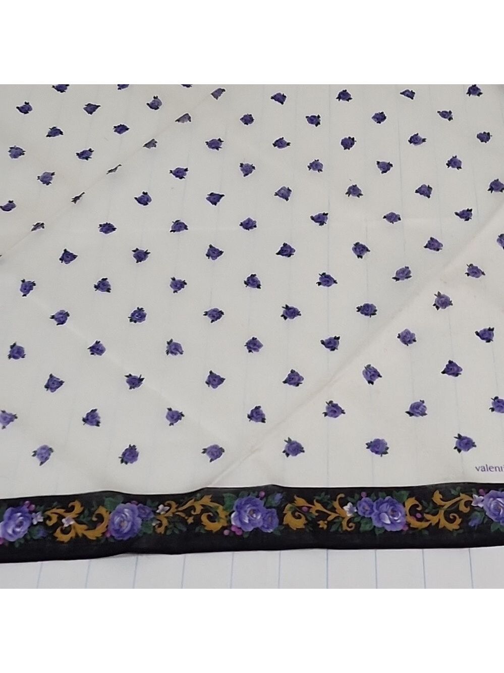 Valentino Garavani Handkerchief Cotton Authentic Brandnew